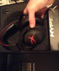 HyperX Cloud Gaming Headset for PC, Xbox One¹, PS4, PS4 PRO, Xbox One S¹, Nnintedo Switch (KHX-H3CL/WR) - Black 87 71yT1qDyErL