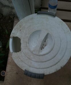 Behrens 6106K Galvanized Steel Locking Lid Trash Can, 6-Gallon 34 71yTFb8VkXL