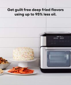 Instant Pot Vortex Pro Air Fryer, 10 Quart, 9-in-1 Rotisserie and Convection Oven, From the Makers of Instant Pot with EvenCrisp Technology, App With Over 100 Recipes, 1500W, Stainless Steel 10QT 31 71yTQfUxkL
