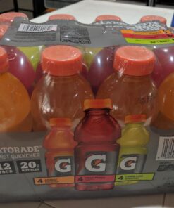 Gatorade Thirst Quencher Sports Drink, Variety Pack, 20oz Bottles, 12 Pack, Electrolytes for Rehydration Classic Variety Pack 36 71yTXVMhP L