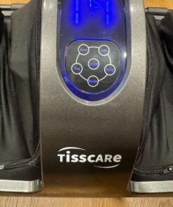 TISSCARE Shiatsu Massage Foot Massager Machine - Improves Blood Flow Circulation, Deep Kneading & Tissue with Heat/Remote, Neuropathy, Plantar Fasciitis, Diabetics, Pain Relief Upgrade Gray 39 71yUkzKgB7L