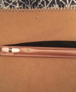 MoKo Pencil Case Fit Apple Pencil (USB-C), Apple Pencil 1st/2nd Generation, Elastic Band Detachable Stylus Pens Pocket Protective Pouch for 9.7"-12.9" Tablet,Rose Gold Rose Gold 82 71yUnvP7L 1