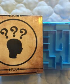 Money Gift Box Puzzle - Most Fun & Annoying Mystery Box for Adults, Money Box for Cash Gift Pull for Kids, Money Maze Puzzle Box for Adults Cash Gift for Kids with Well-Crafted Package Money Maze Box Blue 41 71yVEFTguhL