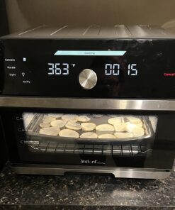 Instant Omni Plus 19 QT/18L Air Fryer Toaster Oven Combo, From the Makers of Instant Pot, 10-in-1 Functions, Fits a 12" Pizza, 6 Slices of Bread, App with Over 100 Recipes, Stainless Steel 40 71yVcDN8GDL