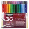 Sargent Art 22-1592 30 Count Classic Markers, Fine Conical Tip, Plastic Peggable Pouch 23 71yVctZhKxL