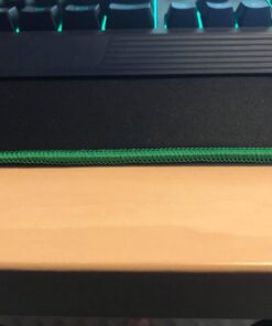 Reflex Lab Large Extended Gaming Mouse Pad Mat XXL, Stitched Edges, Waterproof, Ultra Thick 5mm, Wide & Long Mousepad 36”x12”x.20 Green Pro 36 Heavy 28 71yVtIb76JL