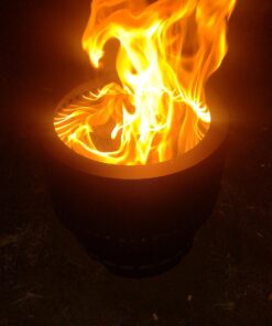 Portable Smokeless Wood Pellet Firepit - Flame Genie FG-16 Portable Fire Pit, Smoke-Free Wood Pellet Fire Pit, USA Made, Smokeless Fire Pits for Outside, 13.5" Diameter, Smokeless Firepit, Black 51 71yXQMZBEL