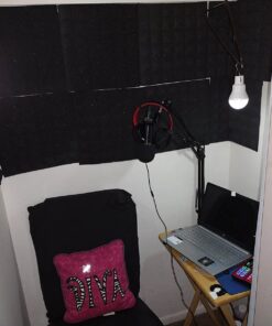 Eastshining Upgraded Adjustable Microphone Suspension Boom Scissor Arm Stand with Shock Mount Mic Clip Holder 3/8'' to 5/8'' Screw Adapter -for Blue Yeti, Snowball & Other Microphones stand with adapter 43 71yXQcwc0jL