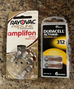 Duracell Hearing Aid Batteries Size 312, 60 Count (Pack of 1) batteries 60 Count (Pack of 1) 17 71yY55yJgEL
