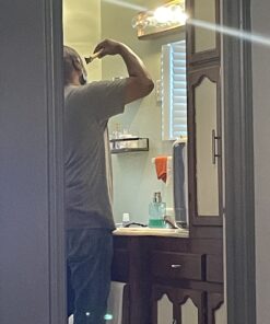 Aberlite ClearShaper - Beard Shaper Kit w/Barber Pencils - Premium Shaping Tool - 100% Clear | Many Styles - The Ultimate Beard/Hair Lineup (US Patent) - Beard Stencil Guide Template Outliner Blue 29 71yYCLB gcL