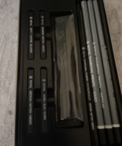 Royal & Langnickel RSET-ART2503 Small Tin Charcoal Drawing Art Set Basic Charcoal Ranges 31 71yYKiPWfL 3