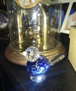 Waltz&F Crystal Bluebird of Happiness Collectible Figurines Glass Animal Figurine for Table Home Decoration Blue 18 71yYQBjA4L