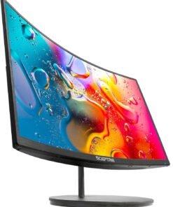 Alternative view of Sceptre Curved 27" FHD 1080p 75Hz LED Monitor HDMI VGA Build-In Speakers, EDGE-LESS Metal Black 2019 (C275W-1920RN) Curved 27" 75Hz