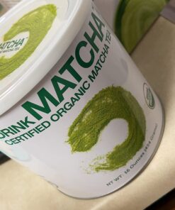 DrinkMatcha Organic Matcha Green Tea Powder 1 LB 100% Pure Matcha by MATCHA DNA | Nothing Added | Perfect for Lattes, Smoothies, Baking (16 Ounce) 25 71yZQz5hJeL