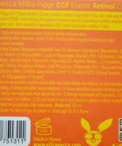 Elizavecca Milky Piggy Wrinkle Care Revitalize EGF Retinol Cream 100g/3.53 fl.oz. - Retinol Swiftlet Nest Extract (69.9%) | Anti-Aging Face Cream | Not Tested on Animals, No Parabens 30 71yZakh 81L 1