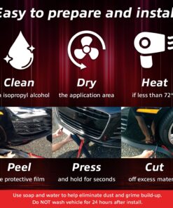 EZ Lip – The Original Universal Fit 1-Inch Lip Spoiler for Bumper Black 33 71yZwZq i7L