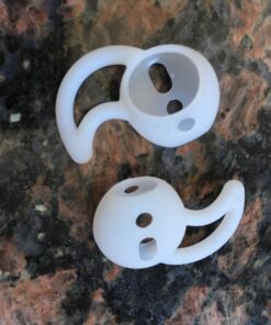 KeyBudz EarBuddyz 2.0 Ear Hooks and Covers Accessories Compatible with Apple AirPods Gen 1 & 2 or EarPods Headphones/Earphones/Earbuds (3 Pairs) (Clear) Clear 36 71yaEAD9cPL