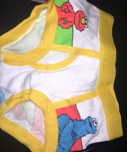 Sesame Street Boys' 100% Combed Cotton Briefs Multipacks with Favorites Like Elmo, Cookie Monster & Big Bird in 18m, 2/3t, 4t 2-3T 7-pack 22 71yaEnFAyL