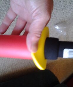 Set of 2 Red Padded Sparring Bokken Foam Sword Practice Blade 12 71yaPr trWL