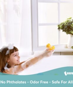 BigFoot Shower Curtain Liner – 72 x 72 PEVA Heavy Duty Shower Curtain with Rustproof Metal Grommet and 3 Magnetic Weights – Odor Free and Compatible with Standard Showers, Frosted Peva Frosted 72" X 72" Single 16 71yaSmTRajL