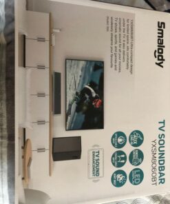 Smalody TV Speakers, Home Theater Speaker Wireless Audio Sound bar TV Speaker + Bass Subwoofer, Bluetooth Enabled/Optical/AUX/COAXIAL Inputs/Remote Control 44 71yabfjIuL