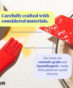 GIR - Premium Silicone Spatula - For Cooking, Baking & Mixing - Skinny & Seamless Design - Heat-Resistant up to 550°F - Nonstick - Dishwasher Safe Cookware - BPA Free - Kitchen Essentials - Red Skinny - 11 IN 10 71yahvWfyVL