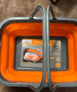 ustFlexWare Collapsible Sink with 2.25 Gal Wash Basin for Washing Dishes and Person During Camping, Hiking and Home 47 71ybPcCilNL