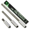 Katzco Magnetic Bit Holder Extensions - 3 Piece Set - 2, 4, and 6 Inch - for Drills, Socket Adapters, Automotive Maintenance, Shops, Mechanics, Household Use, DIY, Repair Work, and More