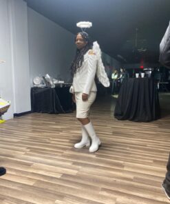 Touch of Nature 11008 Adult Angel Wing in White with Elastic Straps, 43 by 27-Inch 25 71ybRCxhc6L