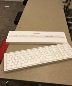 Apple Magic Keyboard with Numeric Keypad: Wireless, Bluetooth, Rechargeable. Works with Mac, iPad, or iPhone; US English - White 40 71yc3arEDcL