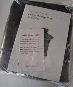 Snailax Heating Pad for Back Pain Relief, Electric Large Heating Pad for Neck and Shoulders,Cramps, Neck Warmer Weighted Wearable Back Heated Wrap, 6 Heat Settings & Auto Shut Off, Washable,Gifts 24" x 33"Gray 72 71ycFt3oKnL