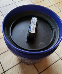Airscape Bucket Insert Airtight Lid - Bulk Dry Storage - Unique Nitro Flush Port and Degassing Valve for Versatility - Preserve Food Freshness - Fits Most 3, 5, and 7 Gallon Buckets - Single 21 71ycrWUltBL
