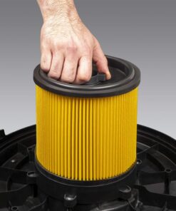 Vacmaster Standard Cartridge Filter & Retainer for Use With 5 to 16 Gallon Wet/Dry Vacs Standard Filter 15 71ycwMyrvKL