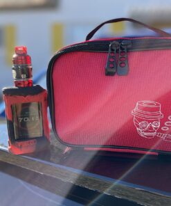 Empty Multi-Functional Carrying case with Non Slip Elastic Bands for Storing RDA RTA Tank and Mod Batteries and Coil Tools and Liquid Bottles(Red) Red 28 71yd0iAFKgL