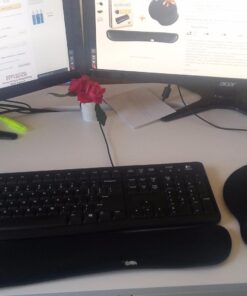 Wrist Rests for Keyboard and Mouse Pad Set - Memory Foam Cushion, Black - Ergonomic Wrists Hand Arm Rest Support for Laptop Computer Desk and Gaming - Carpal Tunnel Syndrome Relief Original 42 71ydKy6mtzL