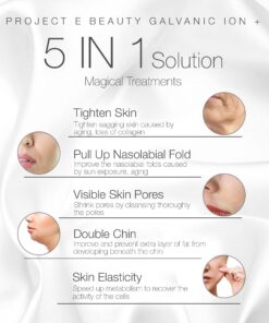 Project E Beauty Galvanic Facial Lifting Roller | Wireless Galvanic Facial Machine Skin Care Reduce Wrinkles Skin Tightening Firming Fine Lines Desincrustation Deep Pore Cleansing Rejuvenation Device 18 71ydqA4TOeL