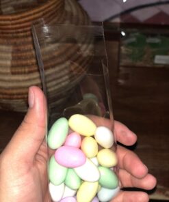 200ct Clear Cello Bakery Bags Self Sealing 3x5-1.4 mils Thick OPP Small Adhesive Plastic Bags for Cookies Candy Christmas Birthday Party Decorative Gift (3'' x 5'') 3x5 Inch (Pack of 200) 29 71yeWmM s7L