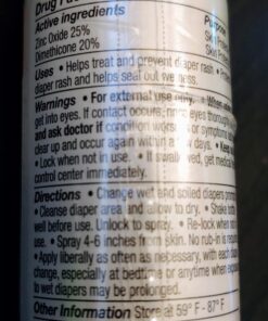 Diaper Rash Cream Spray by Boogie Bottoms, Travel Friendly No-Rub Touch Free Application for Sensitive Skin, from The Maker of Boogie Wipes, Over 200 Sprays per Bottle, 1.7 oz 37 71yeiaOHWAL