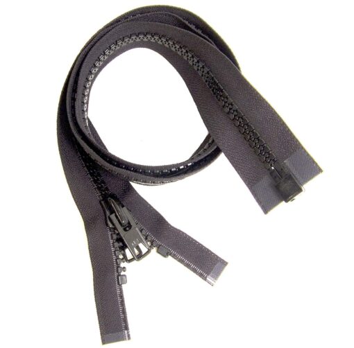 Zipper 60" Inch YKK, Black, #10, Seperating Zipper, Double Metal Slider, Boat Canvas 60 inch