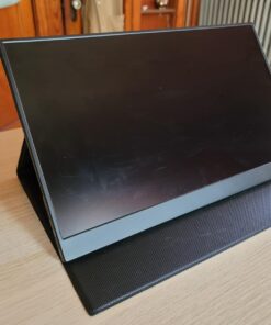 Feiasia Portable Monitor Extremely Slim&Lightweight 15.6 Inch 1080P USB-C Laptop HDMI Computer Display Gaming Monitor with Smart Cover&Speakers Travel Monitor for PC Mac Phone Switch 26 71yfmTbpGEL