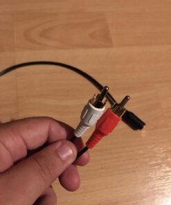 yueton 2 Pack Gold 3.5mm 6" Stereo Female Mini Jack to 2 Male RCA Plug Adapter Audio Y Cable 21 71yfrHNDKhL