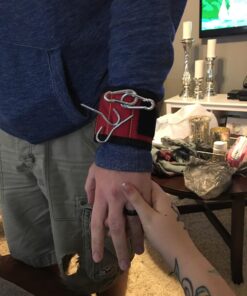 MagnoGrip Magnetic Wristband for Holding Screws, Nails, Drill Bits - Cool Gifts for Men - Super Strong Magnets - Great DIY Gifts for Christmas, Dad, Husband, Handyman, Handy Woman, Craft Enthusiasts Red 21 71yg9EkYb0L