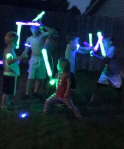 Ninja Toys Meet Samurai Swords in Glow Battle | Ninja Toys for Boys | Ages 8-12+, 2-4 Players | Kids Sword Game | Glow in The Dark Games | Glow Swords for Kids 8-12+ | A Thrilling Ninja Sword Game! 61 71ygdtXreVL