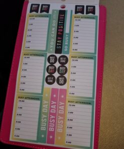 me & my BIG ideas Sticker Value Pack - The Happy Planner Scrapbooking Supplies - Productivity Theme - Multi-Color & Gold Foil - Great for Projects, Scrapbooks & Albums - 30 Sheets, 985 Stickers Total 102 71ygvZCcijL