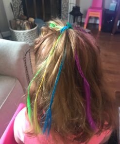 U.S. Toy Nylon Hair Braid Extensions Attachments - 12 Pieces 16 71yhEYFBnhL