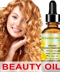 Botanical Beauty ORGANIC EVENING PRIMROSE OIL. 100% Pure/Natural/Undiluted/Unrefined/Certified Organic/Cold Pressed Carrier Oil. 0.5 Fl.oz.- 15 ml 0.5 Fl Oz (Pack of 1) 13 71yhRIMwuuL 1