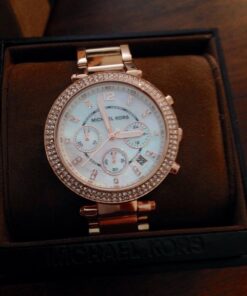 Michael Kors Parker Rose Gold Watch MK5491 21 71yhoz0D0OL