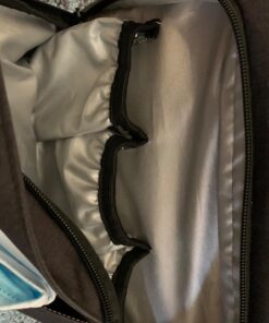 Hap Tim Diaper Bag Backpack,Large Capacity Travel Back Pack Maternity Baby Nappy Changing Bags, Double Compartments with Stroller Straps,Waterproof,Black (US7340-DG) Dark Grey 56 71yhqClbIsL