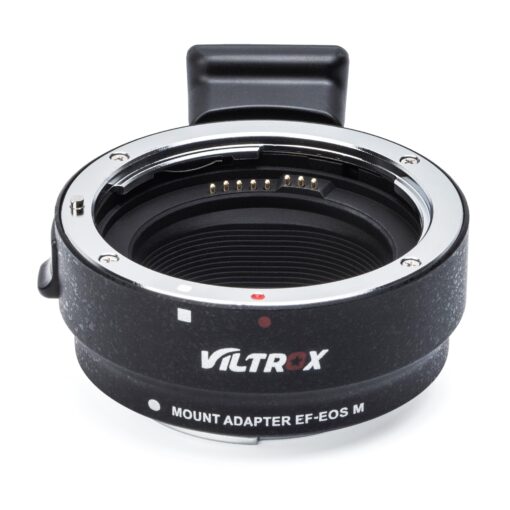 VILTROX EF-EOS M Lens Mount Auto Focus Adapter, Compatible with Canon EF/EF-S Lens to Canon EOS M (EF-M Mount) Mirrorless Camera Body EOS M100 M50 M3 M10 M6 M5 EF/EF-S to EOS M (lens adapter)