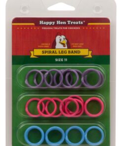 Happy Hen Treats Spiral Leg Bands for Pets, Size 11 10 71yjHjMLiuL